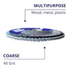 60 Pack Flap Discs 40 Grit 4.5" x 7/8" Sanding