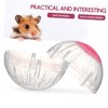 Generic 4 Pcs Hamster Running Balls Pink Transparent Exercise Balls