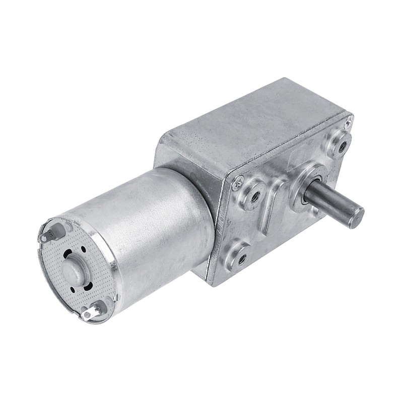 Reversible High Torque Worm Geared Motor DC 12V Reduction Motor(5RPM)
