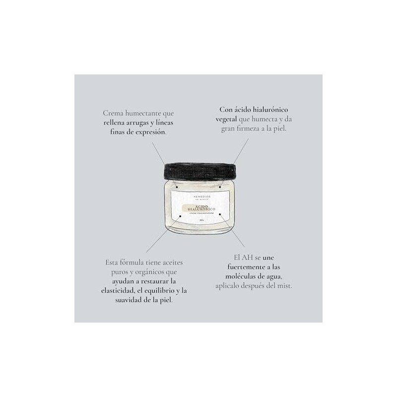 Remedios del Bosque 2 Pack Crema Regeneradora con Ácido hialurónico