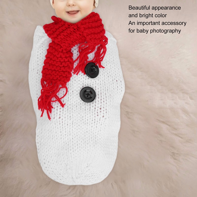 Baby Crochet Knitted Sleeping Bag Infant Cartoon Soft Wraps Photography