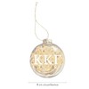 Sorority Shop Gamma Phi Beta Ornament - 8cm Clear Plastic