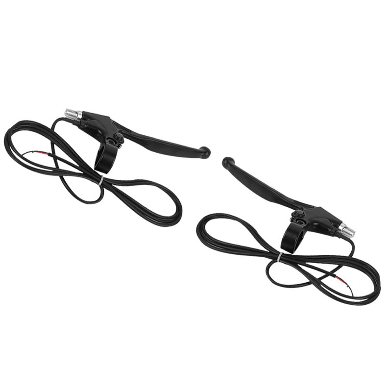 1Pair Electric Bicycle Ebike Metal Handle Brake Lever Replacement Accessory