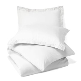 Nestl California King Duvet Cover Sets White - Soft Duvet Cover California King, 3 Piece Double Brushed Duvet Cover with Button Closure, 1 Cal King Duvet Cover 104x98 inches and 2 Pillow Shams