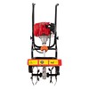 Gas Tiller,52CC 2 Stroke Garden Cultivator Gas Powered,Commercial Tiller Gas