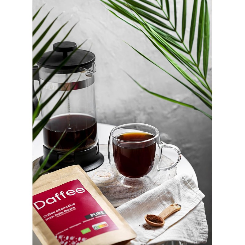 Daffee - Organic Ground Date Seeds Coffee Alternative Pure (125,