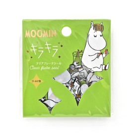 WORLD CRAFT MOKFS-004 Moomin Sparkly Clear Flake Seal, Snowflake