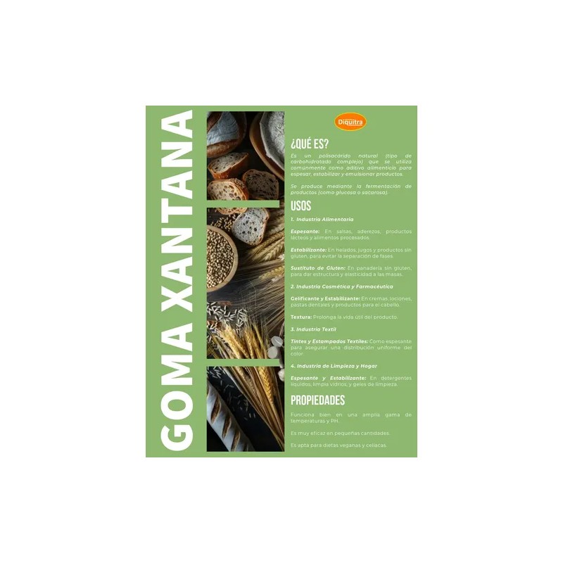 Goma Xantana Y Psyllium Polvo Keto 500 Gr C/u