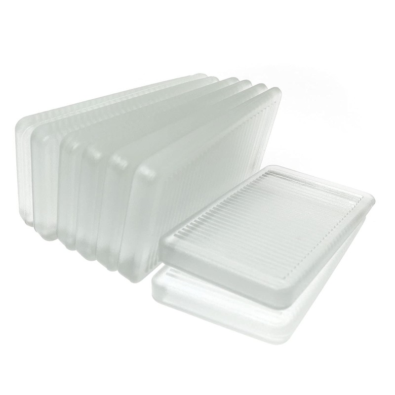 RLECS 8PCS Rubbery Clear Table Shims Door Shims Bookcase Shims
