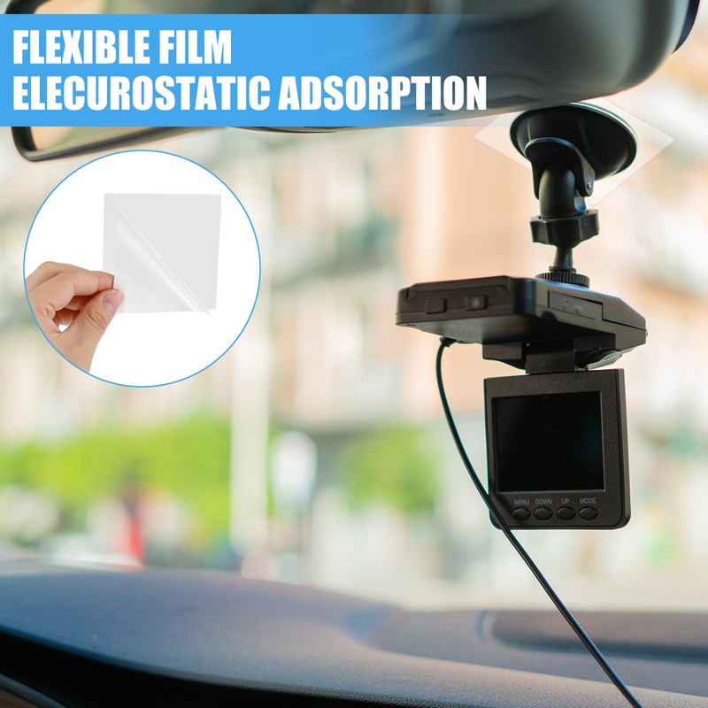 MBAIYO 8 Pcs Electrostatic Film for Dash Cam 8 Pcs