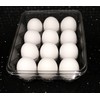Dependable Industries inc. Essentials Stackable Plastic Covered Egg Tray Holder,