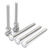 Glvaner 5/16-18 x 3-1/2" (12 Sets) Stainless Steel Carriage Bolts