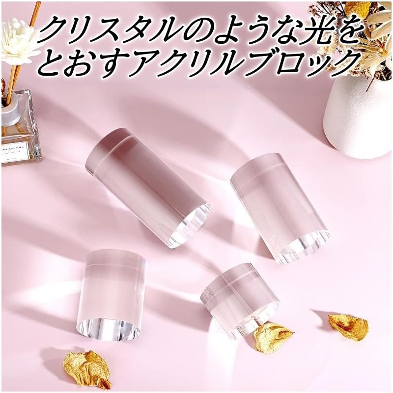 Anopono Acrylic Cube Acrylic Block Transparent Display Stand Exhibition Pedestal