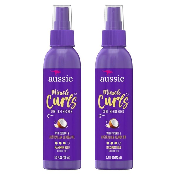 Aussie Miracle Curls Refresher, 170 ml, Pack of 2