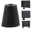 WOONEKY 4pcs Speaker Isolation Feet Pads Rubber Cushion for Audio