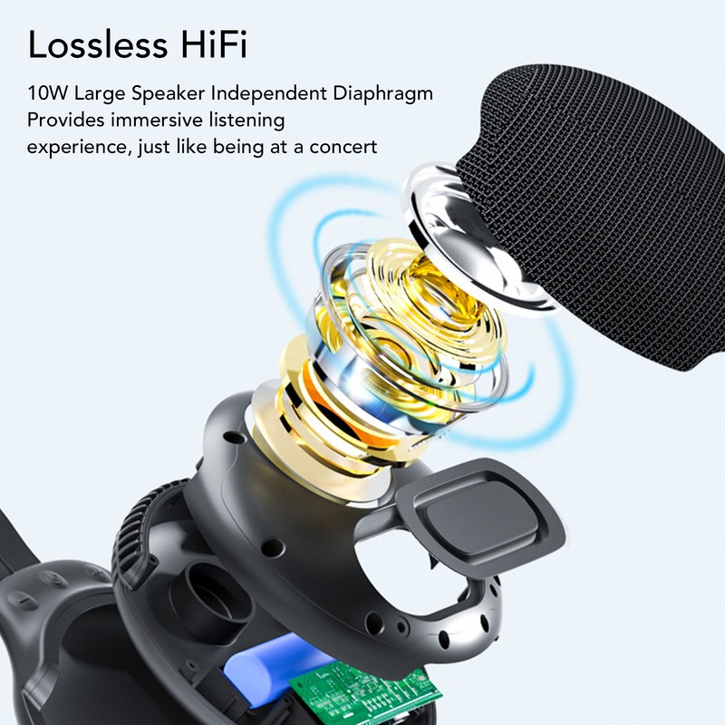 Bluetooth Speaker IPX7 Waterproof Stereo Pairing Small Portable Wireless Speaker