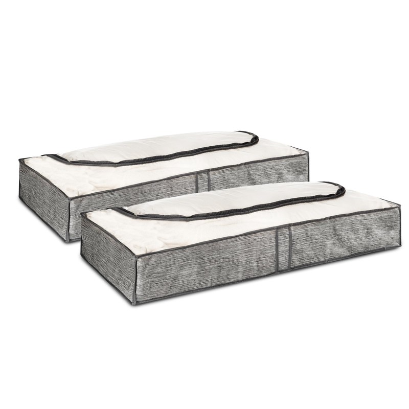Fineway Underbed Storage Bags - 2 Pack - Large, Durable,
