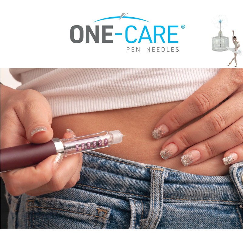 ONE-CARE Pen Tips 31G x 5/32’’ (4mm), Universal Fit, Optimal