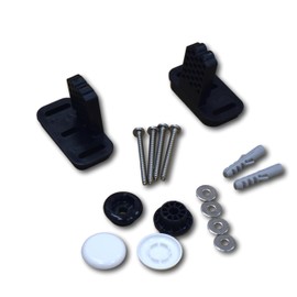 Geberit Angled Floor to WC Toilet Pan Bidet or Semi Pedestal Fixing Kit Bracket & Bolts