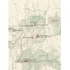 58 Colorado 14ers Checklist Map 18x24 Poster (Tan)