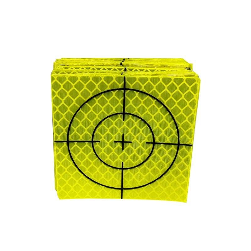 60PCS 60×60mm Green Reflective Survey Targets, Adhesive Reflective Tape Target