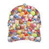 Colorful Spiral Sugar Candy Baseball Cap Dad Hats All-Over Print