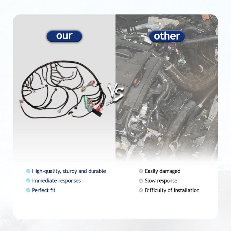 03-07 LS LS3 Vortec Engine Stand Alone Wire Harness Drive