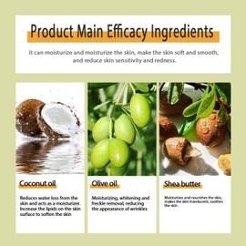 African Black Soap with Shea Butter - Skin Nourishing Moisturising Cleansing Soap for Face and Body