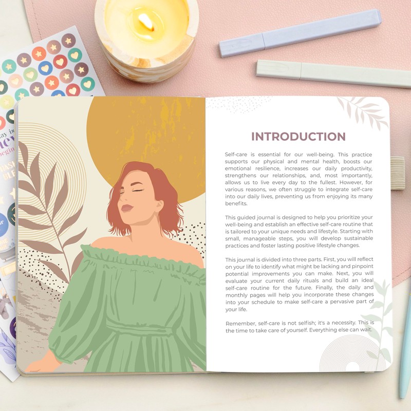 Clever Fox Self-Care Journal ¬Premium – Daily Gratitude & Mental