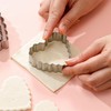 Heart Cookie Cutters, 6 PCS Valentine Cookie Cutter Stainless Steel