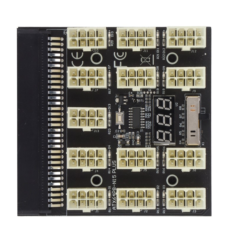 Power Supply Board Adapter 12V 6pin 8pin Power Board Converter