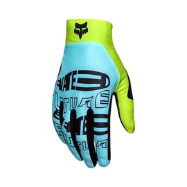 Fox Racing Flexair Glove Elevated - Men's - High-Quality Biker Gloves, Perfect Fit, Superior Ventilation, Light Blue, S