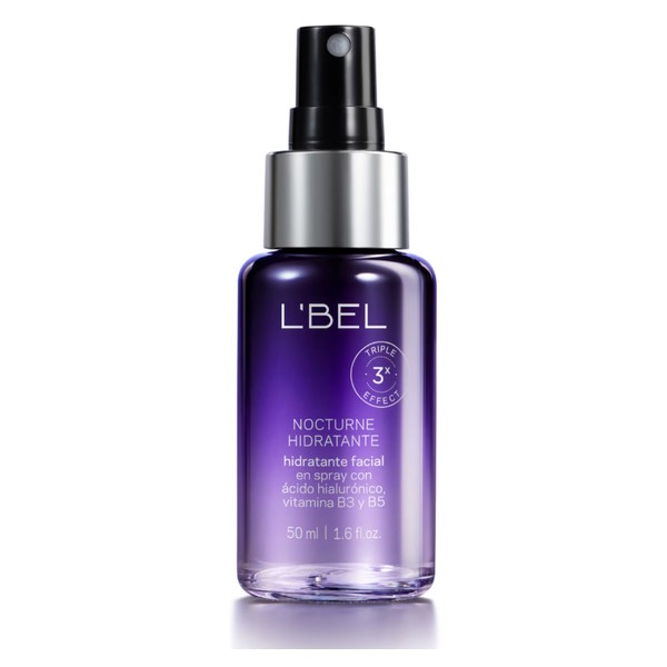 L'Bel Nocturne Facial Moisturizer Spray With Hyaluronic Acid, Vitamins B3 & B5