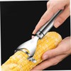 iplusmile Stainless Steel Corn Peeler Tool Ergonomic Kitchen Gadget for