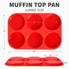 Puyeipt 4 Inch Silicone Egg Molds for Breakfast Sandwiches, 2