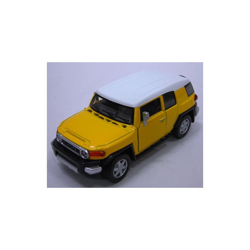 KiNSMART 1/36 TOYOTA FJ Cruiser 黄 トヨタ FJ クルーザー