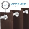 HOMEIDEAS Blackout Curtains for Bedroom 52 X 96 Inch Long