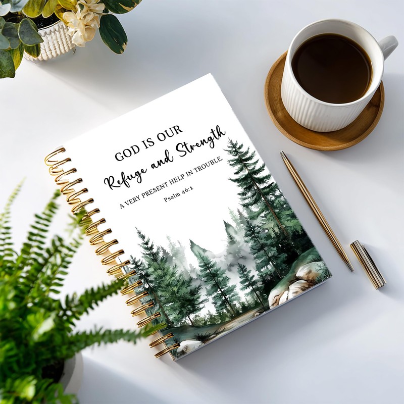 YOU FOUND ME Bible Journal, A5 Spiral Christian Bible Journal