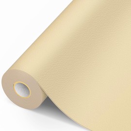 AQD Self Adhesive Leather Repair Patch, 12" x 80" Beige Yellow Leather Repair, Large Leather Repair Tape for Couches, Furniture, Car Seats, Cabinets, Wall, Handbags