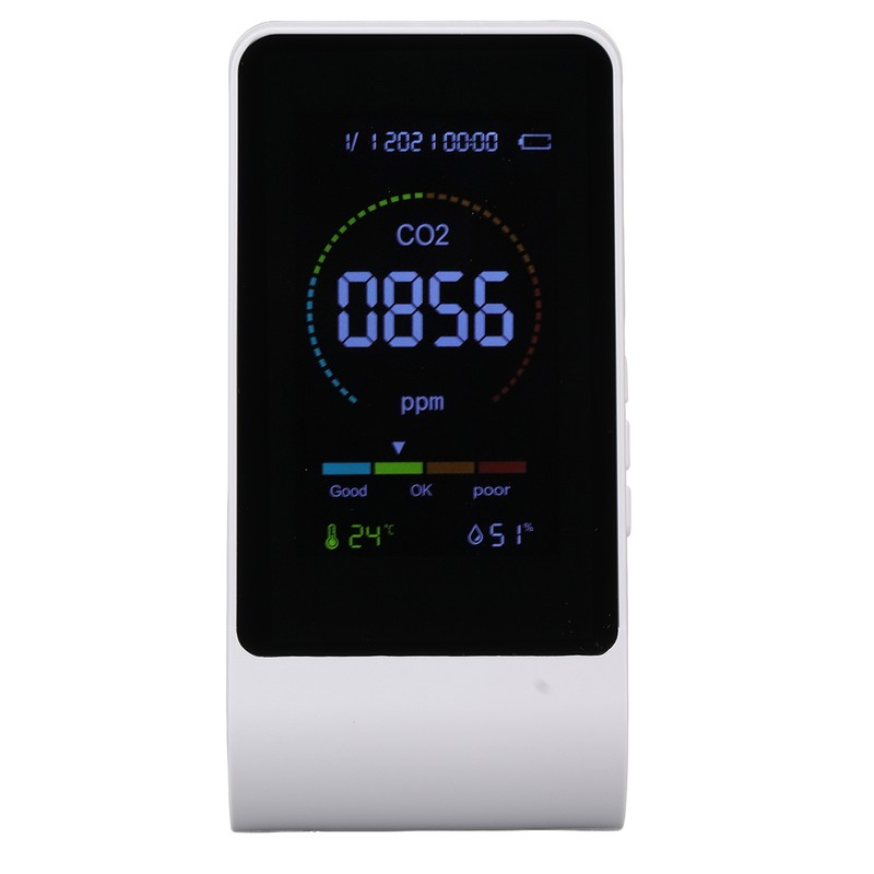 CO2 Monitor Carbon Dioxide Detect Indoor Air Quality Monitor Temperature