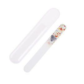 BONA FIDE BEAUTY Baby Nail File, Glass Mini Nail File, Baby Nail File, Newborn, Infant, Kids, Recommended Gift, Nail Care, Made in Czech Republic, Bohemian Glass