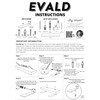 EVALD Floating Shelf Brackets | 8-inch Hidden Black Carbon Steel
