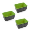 Three by Three Seattle felt·like·it! Deep Organizer Tapered Storage Bins