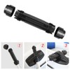 2 PCS Telescoping Paddle Aluminum Alloy Paddles Round Grip Boat