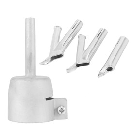 NISHZHU 4 Speed Welding Nozzles for Vinyl PVC Plastic Hot Air Blower Triangle Speed Nozzle 5Mm Round Welding Alloy Y Type