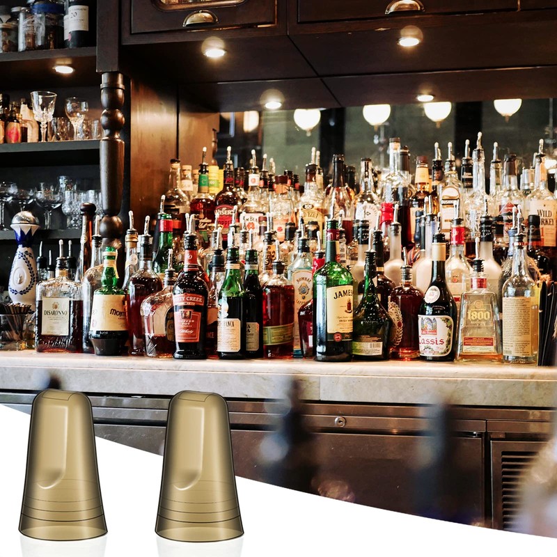 Pour Spout Covers Translucent Liquor Pourer Covers Universal Bottle Pour