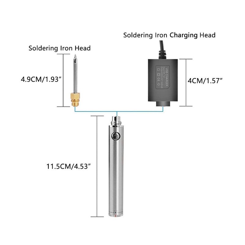 Gas Soldering Iron Pen USB Wireless Charging Soldering Iron Welding