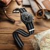 WatchGecko Ridge Military Nylon Watch Strap. Nylon Mens Replacement Watch