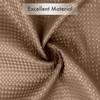 AmazerBath Taupe Shower Curtain Waffle Textured, Fabric Shower Curtain Tan