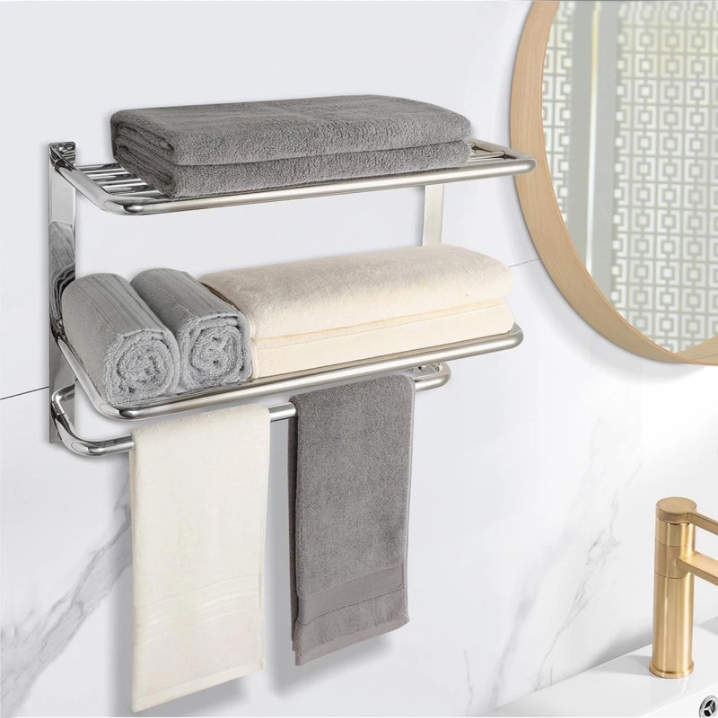 Dewvie Bathroom Towel Rack with Tower Bars - SUS 304